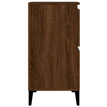 Classic Brown Oak Sideboard - 60x35x70 cm | Hipo Market