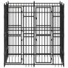 Outdoor Dog Kennel Steel 3.69 m² - Safe & Durable Play Space