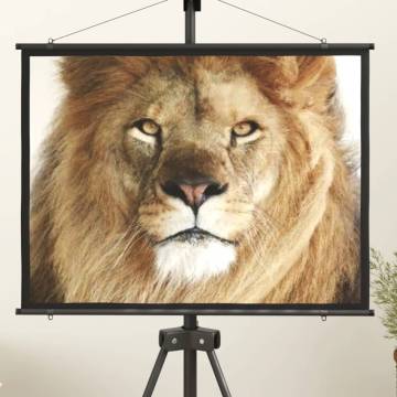 50" 4:3 Projection Screen - Durable & Portable Solution