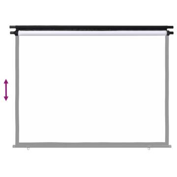 50" 4:3 Projection Screen - Durable & Portable Solution