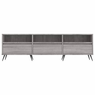 Stylish Grey Sonoma TV Cabinet - 150x30x44.5 cm | Hipo Market