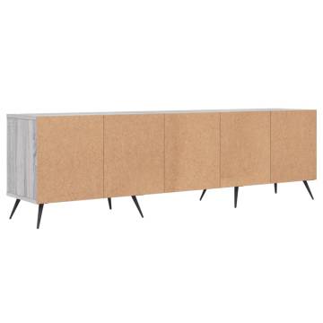 Stylish Grey Sonoma TV Cabinet - 150x30x44.5 cm | Hipo Market