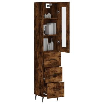 Highboard Smoked Oak - Stylish Storage Solution | Hipo Market