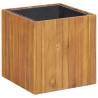 Garden Raised Bed Pot 43.5x43.5x44 cm Solid Acacia Wood Size 43.5 x 43.5 x 44 cm Quantity in Package 1 