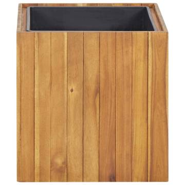 Garden Raised Bed Pot - Acacia Wood 43.5x43.5x44 cm