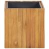 Garden Raised Bed Pot - Acacia Wood 43.5x43.5x44 cm