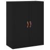 Stylish Highboard Black 69.5x34x180 cm | Hipomarket