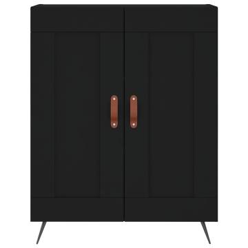 Stylish Highboard Black 69.5x34x180 cm | Hipomarket