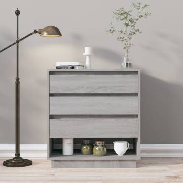 Stylish Grey Sonoma Sideboard - 70x41x75 cm | HipoMarket