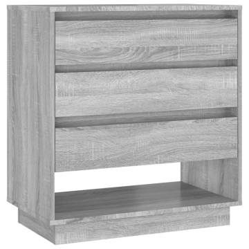 Stylish Grey Sonoma Sideboard - 70x41x75 cm | HipoMarket