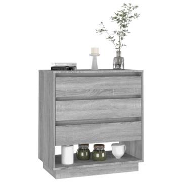 Stylish Grey Sonoma Sideboard - 70x41x75 cm | HipoMarket