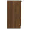 Shoe Cabinet Brown Oak - Elegant Storage Solution | HipoMarket