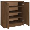 Shoe Cabinet Brown Oak - Elegant Storage Solution | HipoMarket