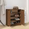 Shoe Cabinet Brown Oak - Elegant Storage Solution | HipoMarket