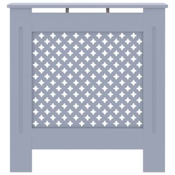 Stylish Grey MDF Radiator Cover - 78 cm | Hipo Market