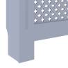 Stylish Grey MDF Radiator Cover - 78 cm | Hipo Market