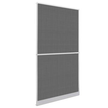 White Hinged Insect Screen for Doors - 120x240 cm | Hipomarket