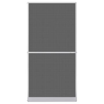 White Hinged Insect Screen for Doors - 120x240 cm | Hipomarket