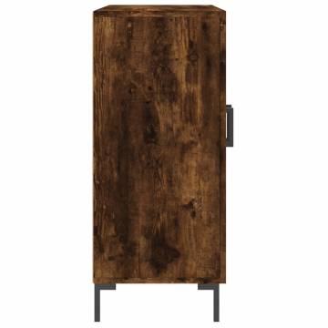 Modern Smoked Oak Sideboard - 90x34x80 cm | Hipo Market