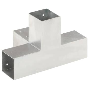 Post Connector X Shape Galvanised Metal 71x71 mm - HipoMarket