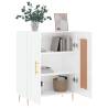 High Gloss White Sideboard - 69.5x34x90 cm | HipoMarket