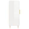 High Gloss White Sideboard - 69.5x34x90 cm | HipoMarket