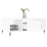 Elegant White Coffee Table | 90x50x36.5 cm | Hipomarket