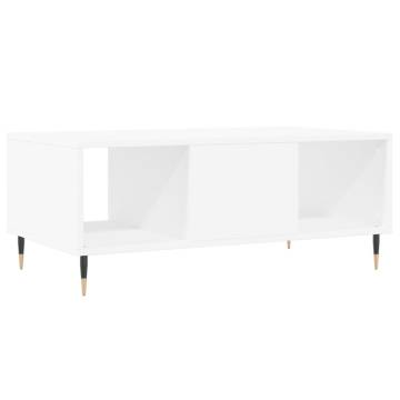 Elegant White Coffee Table | 90x50x36.5 cm | Hipomarket