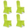 Stretch Chair Cover 4 pcs Green Colour green Quantity in Package 4 