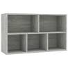 Book Cabinet/Sideboard in Concrete Grey - Stylish & Practical