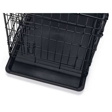 Karlie Dog Crate with 2 Doors - 77x47x54 cm Black | HipoMarket