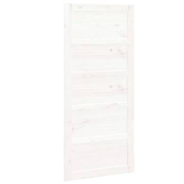 Barn Door White 90x1.8m Solid Pine - Space-Saving Design