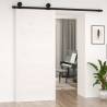 Barn Door White 90x1.8m Solid Pine - Space-Saving Design