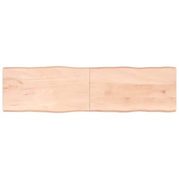 Solid Wood Live Edge Table Top - 220x60 cm | Hipo Market