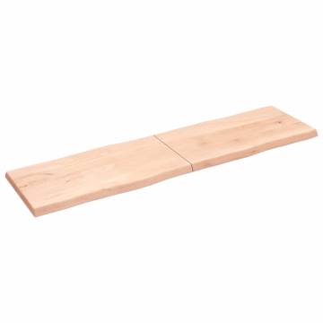 Solid Wood Live Edge Table Top - 220x60 cm | Hipo Market