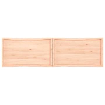 Solid Wood Live Edge Table Top - 220x60 cm | Hipo Market