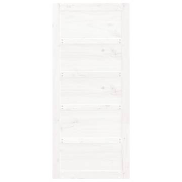 Barn Door White 90x1.8m Solid Pine - Space-Saving Design