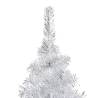 Pre-lit 210 cm Silver Christmas Tree with Ball Set - Hipomarket