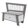 AXI Corky Grey & White Storage Bench – Stylish & Practical