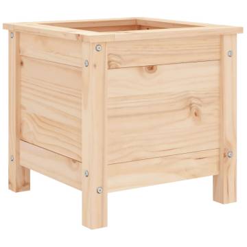 Garden Planter 40x40 cm - Solid Wood Pine for Your Garden