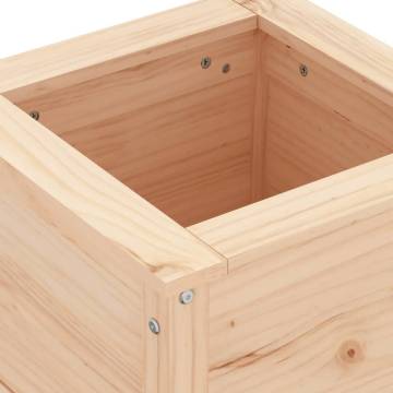 Garden Planter 40x40 cm - Solid Wood Pine for Your Garden