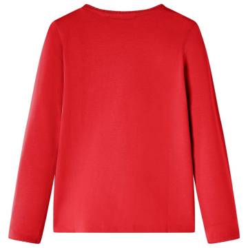 Kids' Long Sleeve T-shirt Red 128 | Affordable Quality Wear