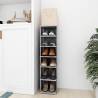 Shoe Cabinet Concrete Grey 27.5x27x102 cm Engineered Wood Colour concrete grey Quantity in Package 1 Number of Number of shelves 