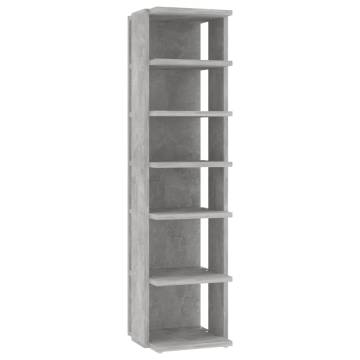 Shoe Cabinet Concrete Grey | Compact & Stylish Storage Solution