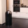 EKO Waste Bin with Push Lid 40 L Black Colour black 