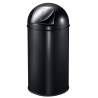 EKO 40L Black Waste Bin with Push Lid | Hipomarket