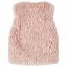 Kids' Vest Faux Fur Light Pink - Stylish & Warm For Ages 9-10