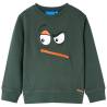 Kids' Sweatshirt Dark Green 92 Size 92 (1.5-2y) 