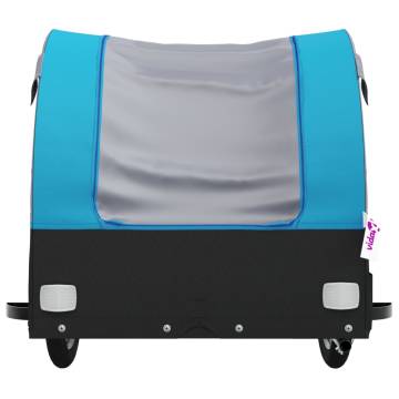 Bike Trailer Black and Blue - 30 kg Iron | HipoMarket