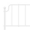 Stylish White Metal Headboard - 193 cm | Hipo Market